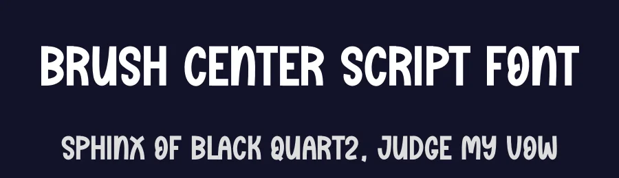 Brush Center Script Font by andikastudio — Script Handwritten Font — thumbnail 2