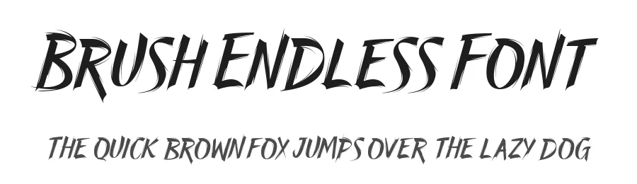 Brush Endless Font by alit design — Script Handwritten Font