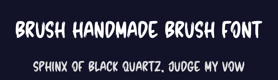 Brush Handmade Brush Font by creativeletter — Script Handwritten Font — thumbnail 2