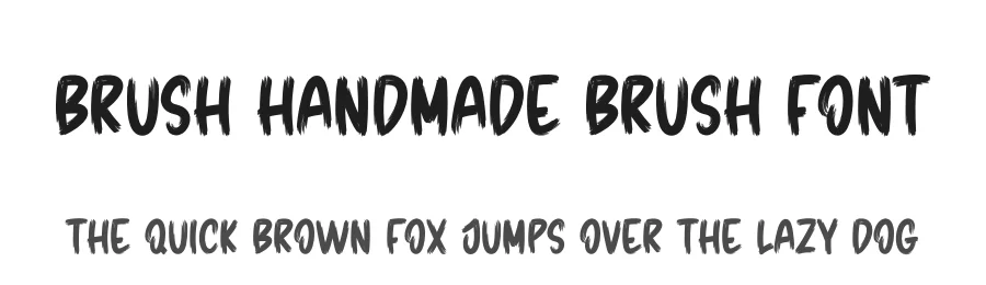 Brush Handmade Brush Font by creativeletter — Script Handwritten Font