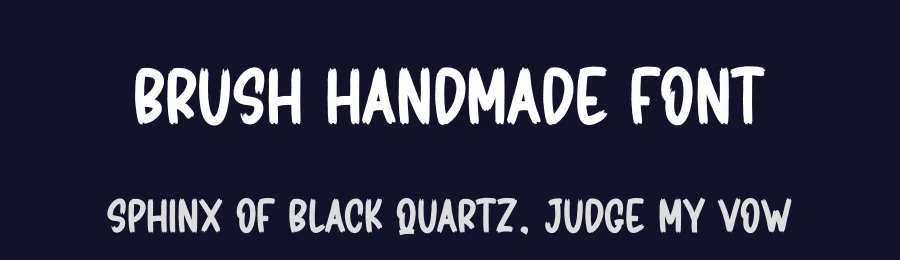 Brush Handmade Font by creativeletter — Script Handwritten Font — thumbnail 2