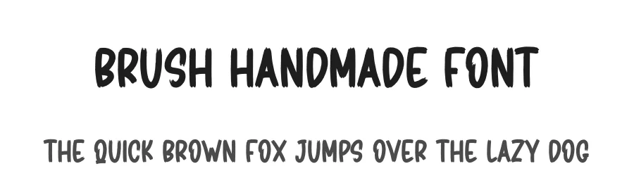 Brush Handmade Font by creativeletter — Script Handwritten Font