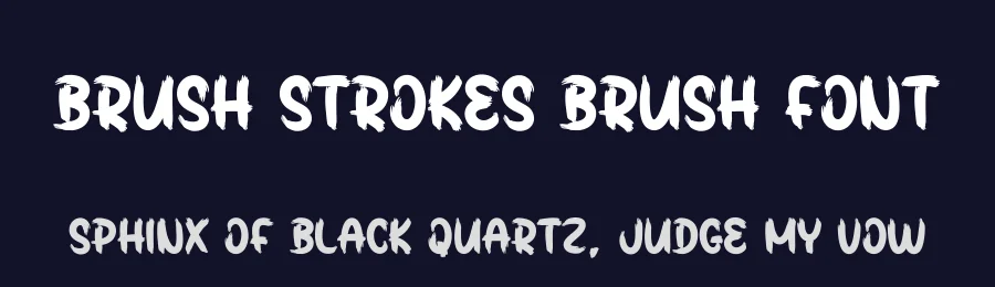 Brush Strokes Brush Font by creativeletter — Script Handwritten Font — thumbnail 2