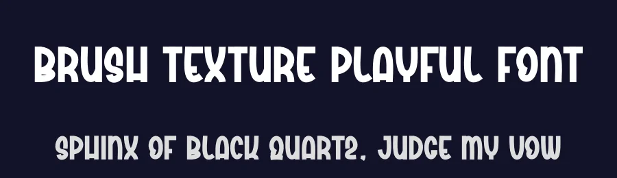 Brush Texture Playful Font by creativeletter — Script Handwritten Font — thumbnail 2