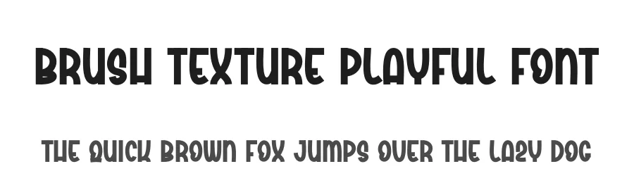 Brush Texture Playful Font by creativeletter — Script Handwritten Font