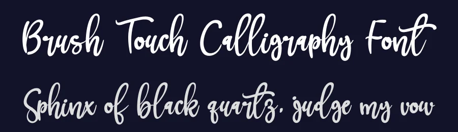 Brush Touch Calligraphy Font by andikastudio — Script Handwritten Font — thumbnail 2