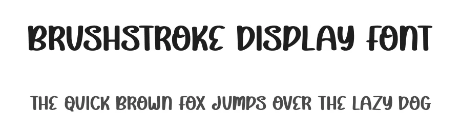 Brushstroke Display Font by Craftedtype — Decorative Font