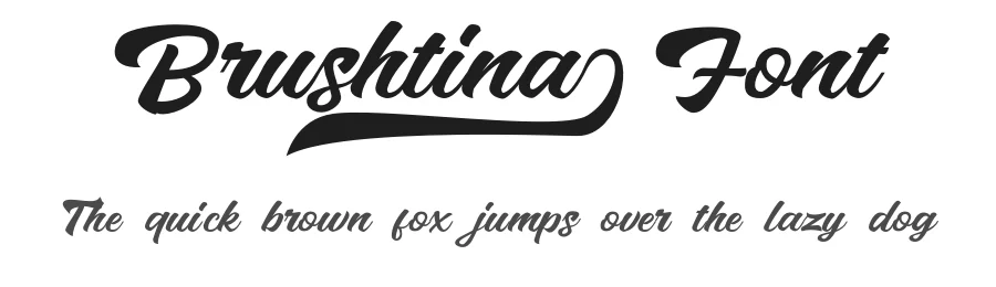Brushtina Font by Anomali Creatype โ Script Handwritten Font