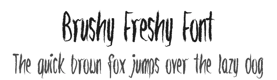 Brushy Freshy Font by zai — Script Handwritten Font