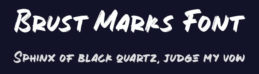 Brust Marks Font by Lettermine — Display Font — thumbnail 2