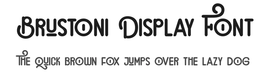 Brustoni Display Font by aneukmuda190 — Display Font