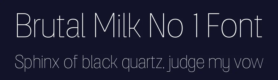 Brutal Milk No 1 Font by Casloop Studio — Decorative Font — thumbnail 2