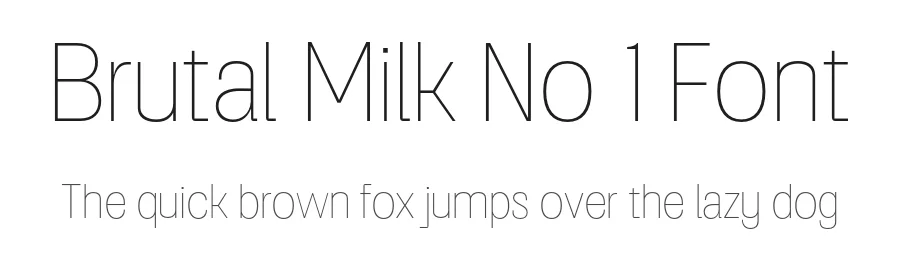 Brutal Milk No 1 Font by Casloop Studio — Decorative Font