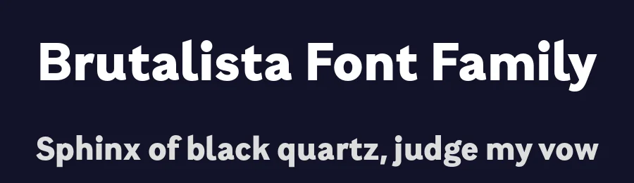 Brutalista Font Family by Latinotype — Sans Serif Font — thumbnail 2