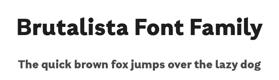 Brutalista Font Family by Latinotype — Sans Serif Font