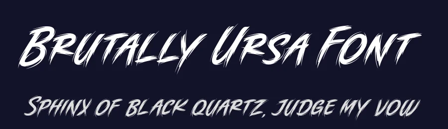 Brutally Ursa Font by alit design — Decorative Font — thumbnail 2