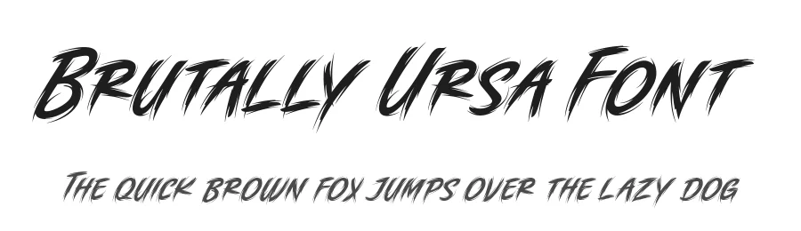 Brutally Ursa Font by alit design — Decorative Font