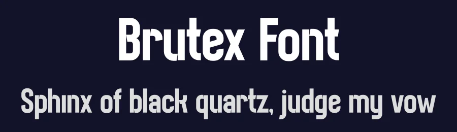 Brutex Font by IDEBARENG — Display Font — thumbnail 2