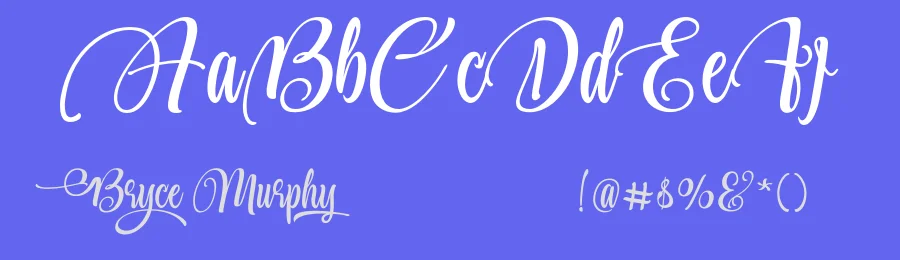 Bryce Murphy Font by Pollux of Geminorum — Script Handwritten Font — thumbnail 3