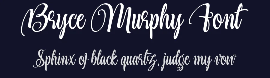 Bryce Murphy Font by Pollux of Geminorum — Script Handwritten Font — thumbnail 2