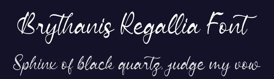 Brythanis Regallia Font by letterfabric — Script Handwritten Font — thumbnail 2