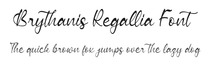 Brythanis Regallia Font by letterfabric — Script Handwritten Font