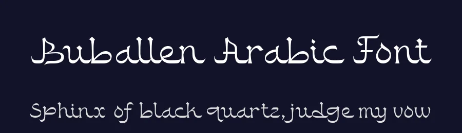 Buballen Arabic Font by alit design — Script Handwritten Font — thumbnail 2