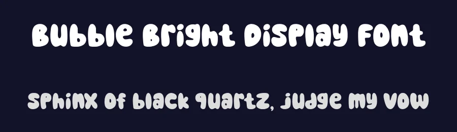 Bubble Bright Display Font by Siapgraph — Display Font — thumbnail 2