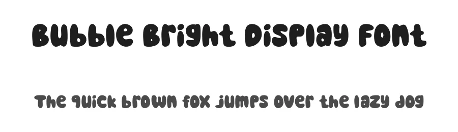 Bubble Bright Display Font by Siapgraph — Display Font