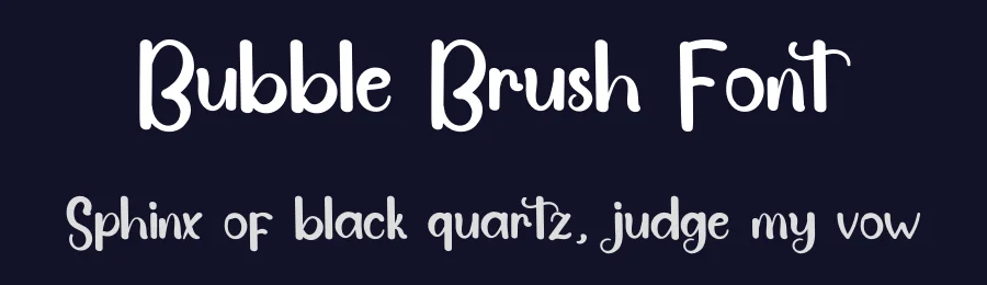 Bubble Brush Font by inermediaSTUDIO — Display Font — thumbnail 2