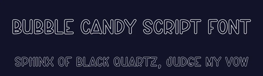 Bubble Candy Script Font by andikastudio — Display Font — thumbnail 2