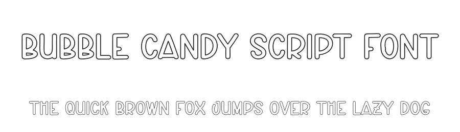 Bubble Candy Script Font by andikastudio — Display Font