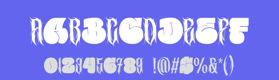 Bubble Core Graffiti Mix Metal Font by alit design — Display Font — thumbnail 3