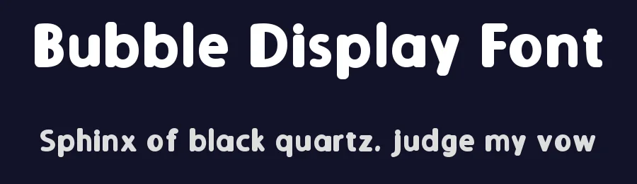 Bubble Display Font by inermediaSTUDIO — Display Font — thumbnail 2