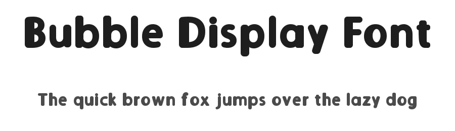 Bubble Display Font by inermediaSTUDIO — Display Font