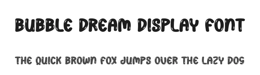 Bubble Dream Display Font by creativeletter — Display Font
