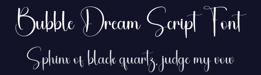 Bubble Dream Script Font by inermediaSTUDIO — Script Handwritten Font — thumbnail 2