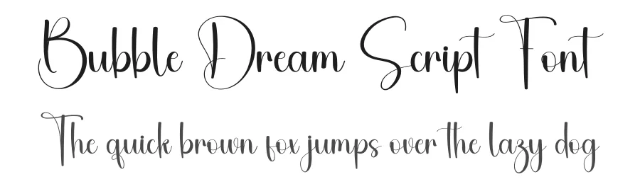 Bubble Dream Script Font by inermediaSTUDIO — Script Handwritten Font