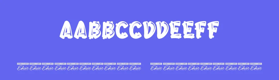 Bubble Effect Font by edricstudio — Decorative Font — thumbnail 3