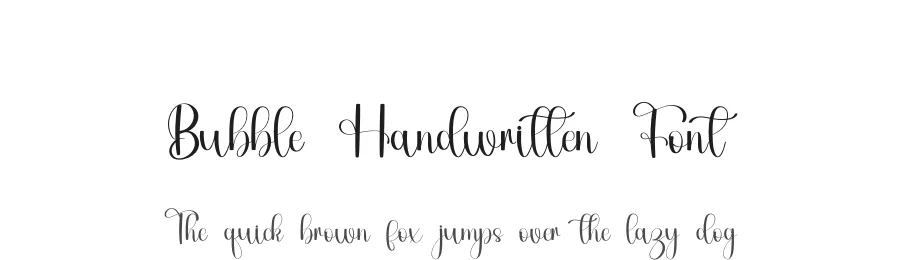 Bubble Handwritten Font by inermediaSTUDIO — Script Handwritten Font