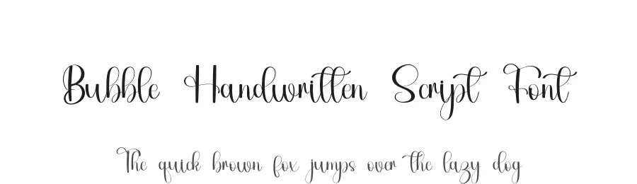 Bubble Handwritten Script Font by inermediaSTUDIO — Script Handwritten Font