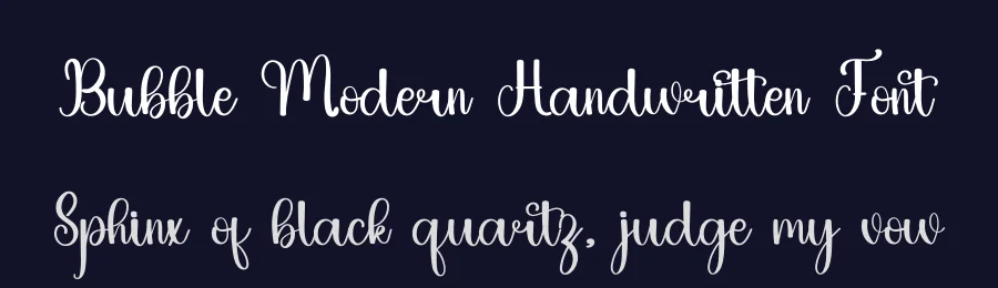 Bubble Modern Handwritten Font by inermediaSTUDIO — Script Handwritten Font — thumbnail 2