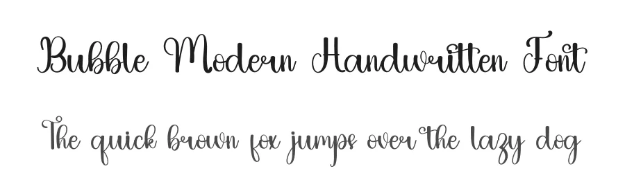 Bubble Modern Handwritten Font by inermediaSTUDIO — Script Handwritten Font