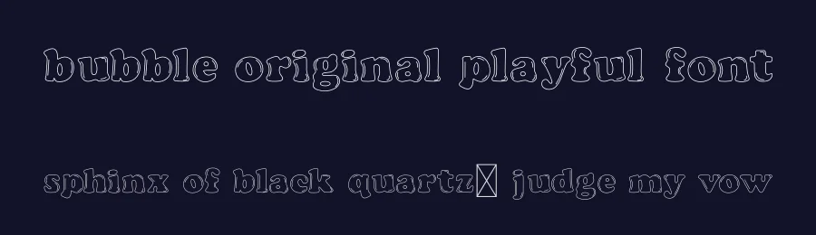 Bubble Original Playful Font by freshtypeink — Display Font — thumbnail 2
