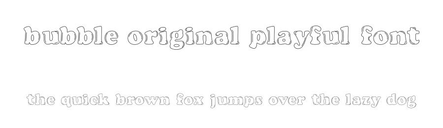Bubble Original Playful Font by freshtypeink — Display Font