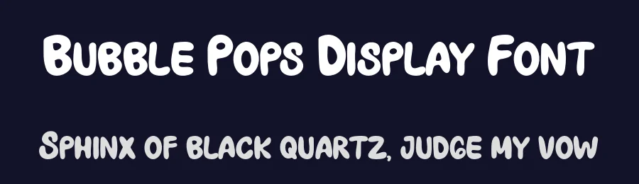 Bubble Pops Display Font by Creatifontstudios — Decorative Font — thumbnail 2
