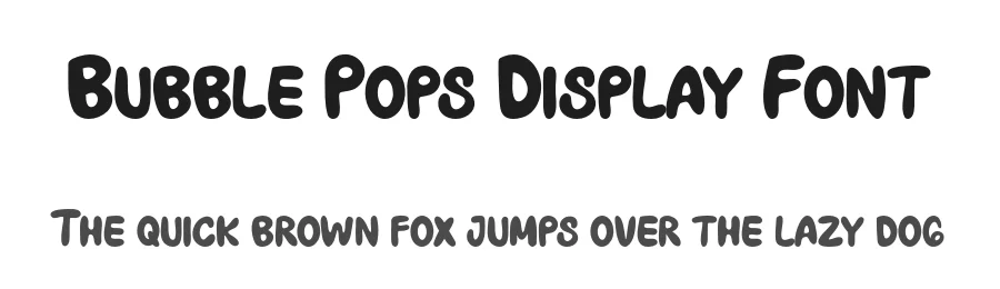 Bubble Pops Display Font by Creatifontstudios — Decorative Font
