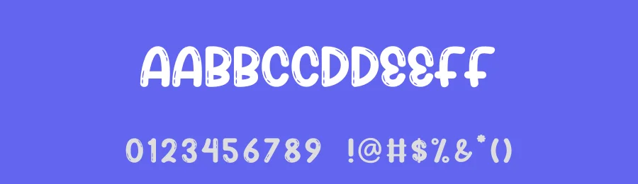 Bubble Rainbow Display Font by creativeletter — Display Font — thumbnail 3