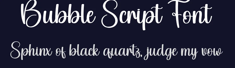 Bubble Script Font by andikastudio — Script Handwritten Font — thumbnail 2