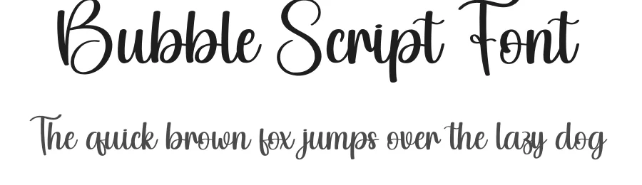 Bubble Script Font by andikastudio — Script Handwritten Font